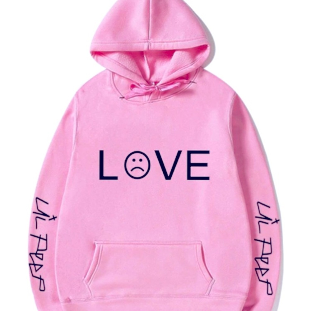 LiL Peep Light Pink Hoodie - Unjsex Hoodie